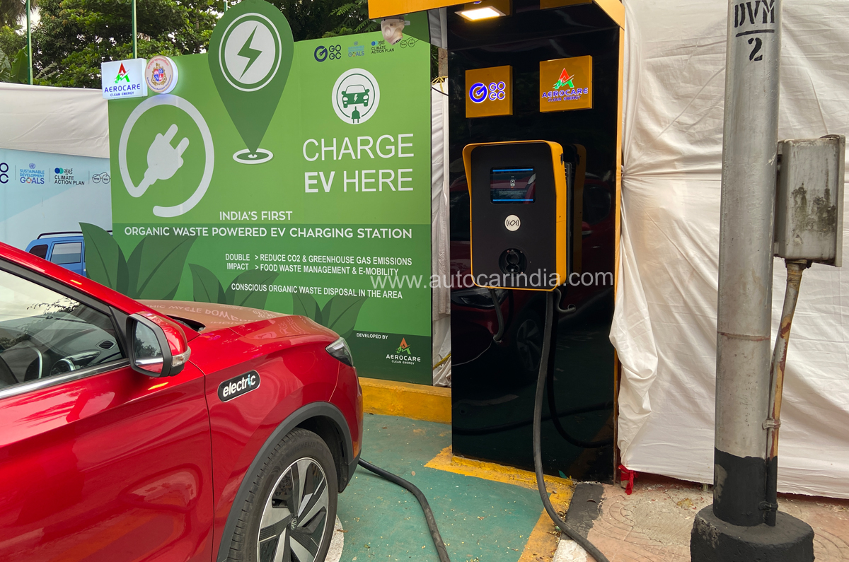 India&#8217;s first biogas powered EV charger set up in Mumbai
